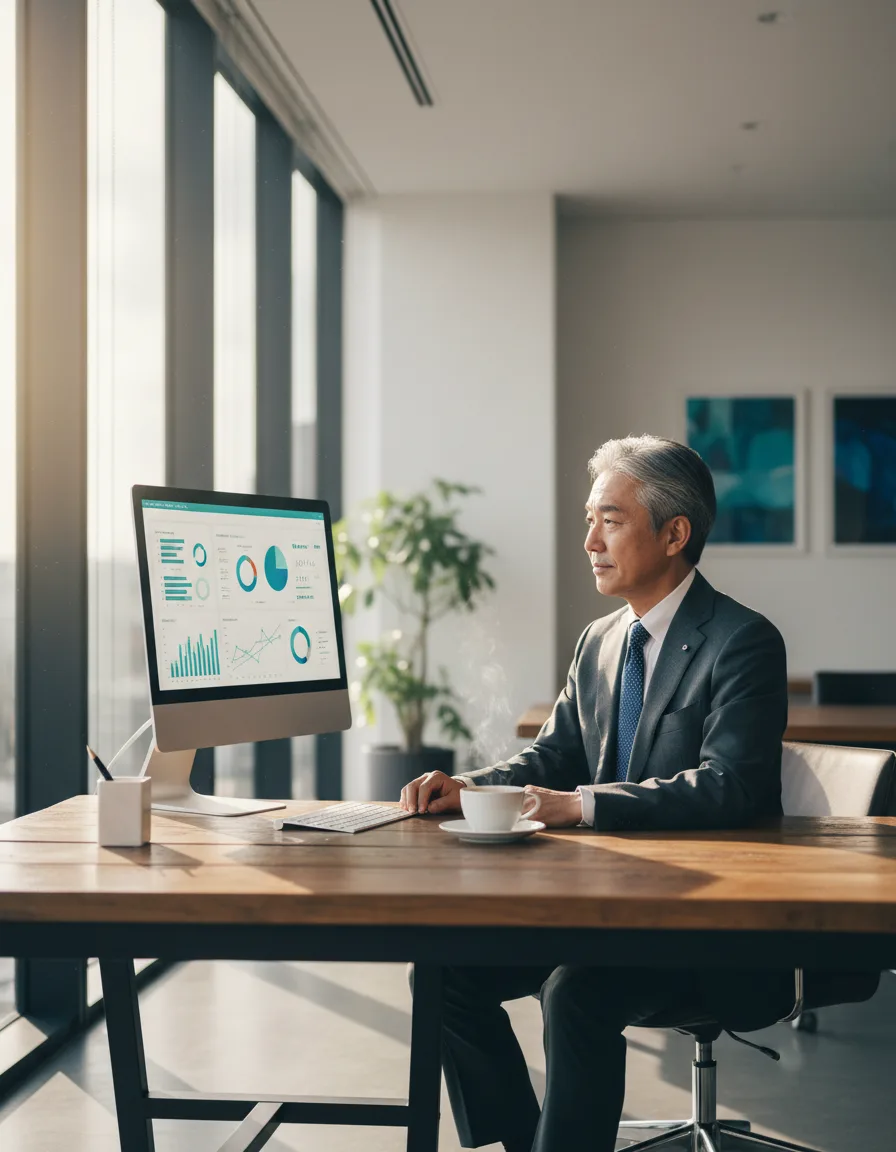 経営ダッシュボードを確認する経営者